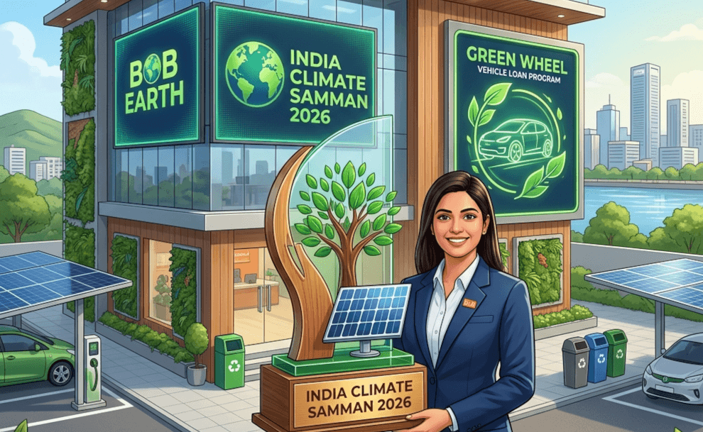 Bank of Baroda Wins National Sustainability Honor for Green Finance